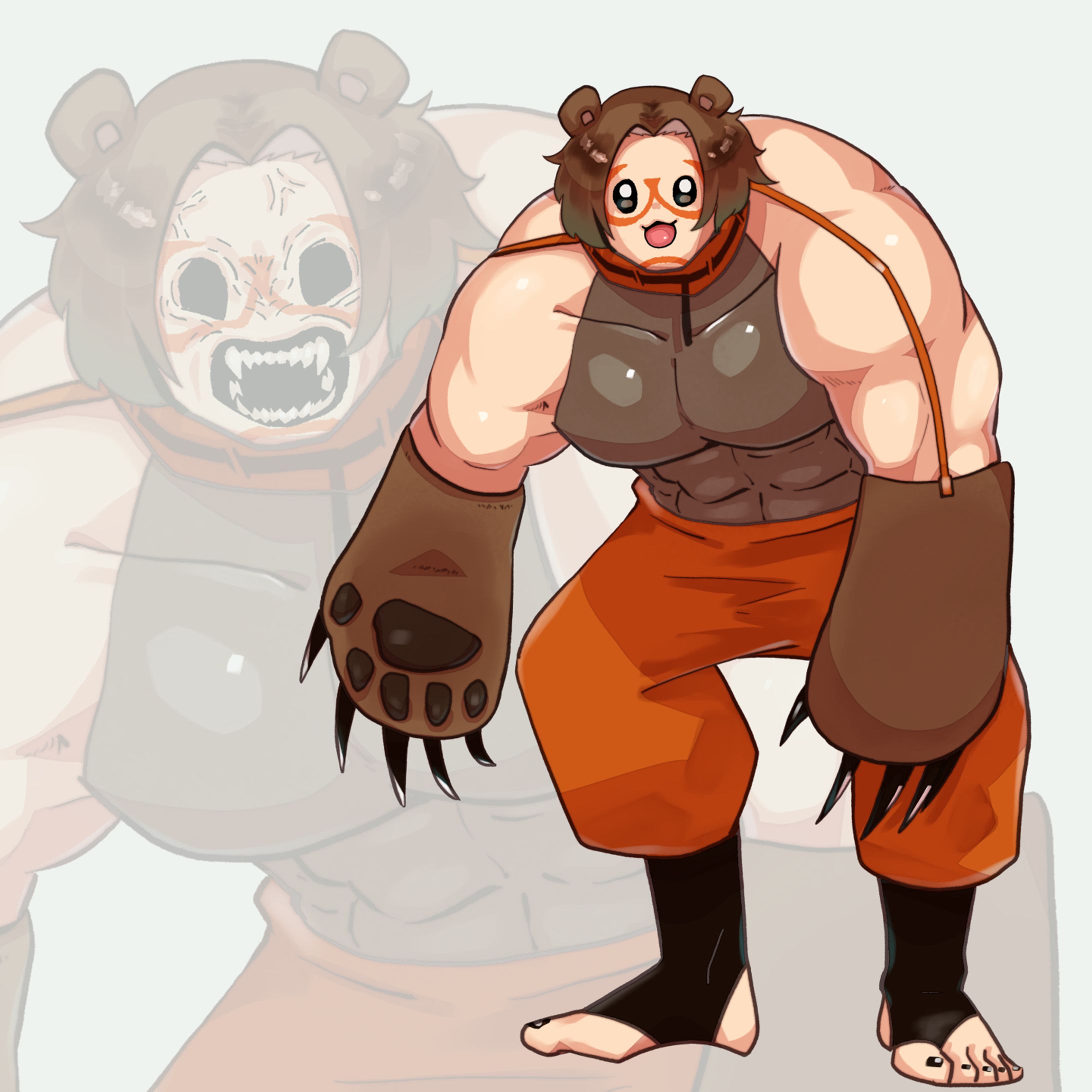 オリジナルキャラクター　筋肉質-1