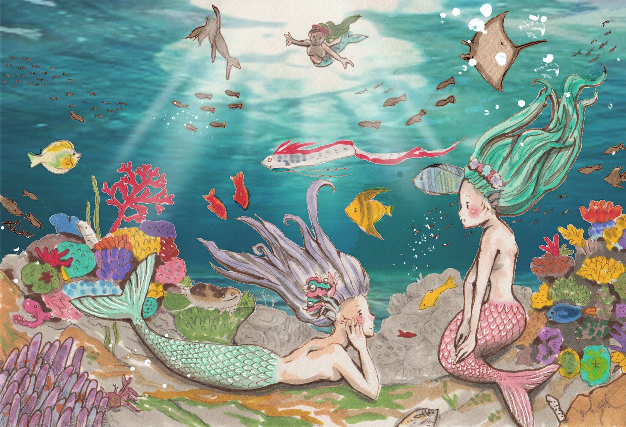 うみのなか。-1