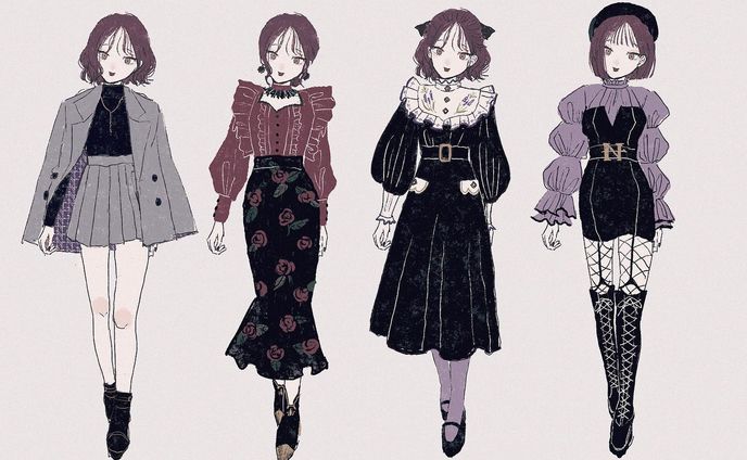 【自主制作】衣装デザイン