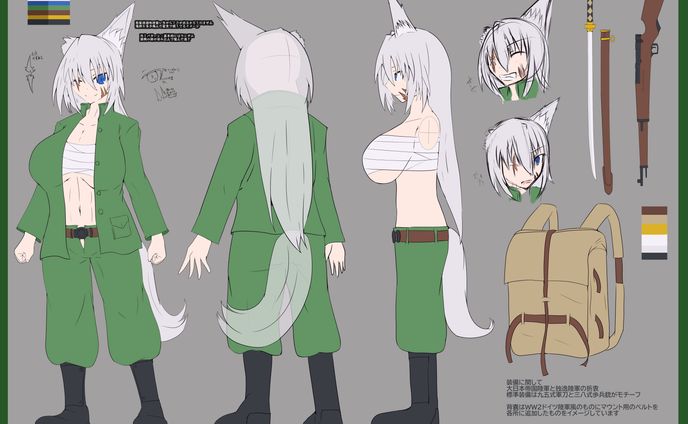 個人依頼制作物キャラクターデザイン