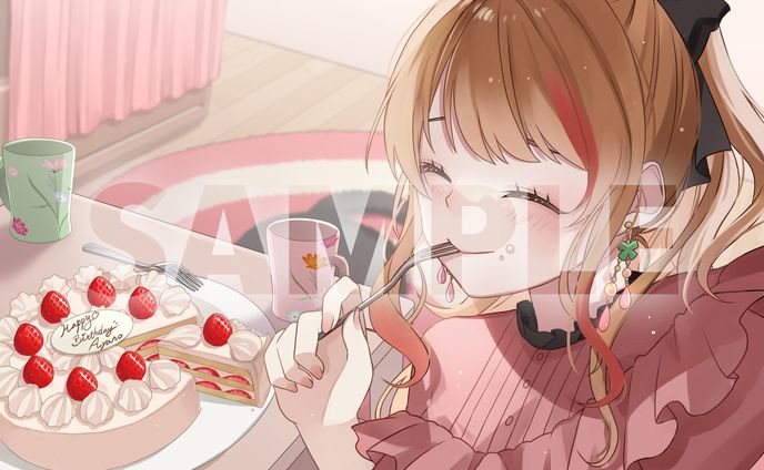 ふじかわあや乃 様 / バースデーグッズイラスト