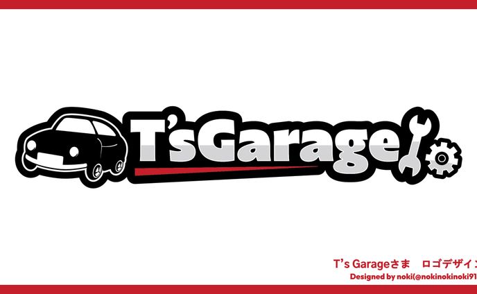 【work】T's Garageさま　デザインロゴ