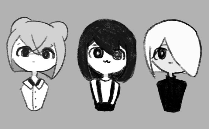 イラスト、ゲーム解説