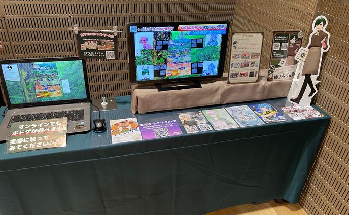 【活動実績】ボードゲームイベント出演。イベントゲストVTuberとしてオファーを受け、展示ブース設営
