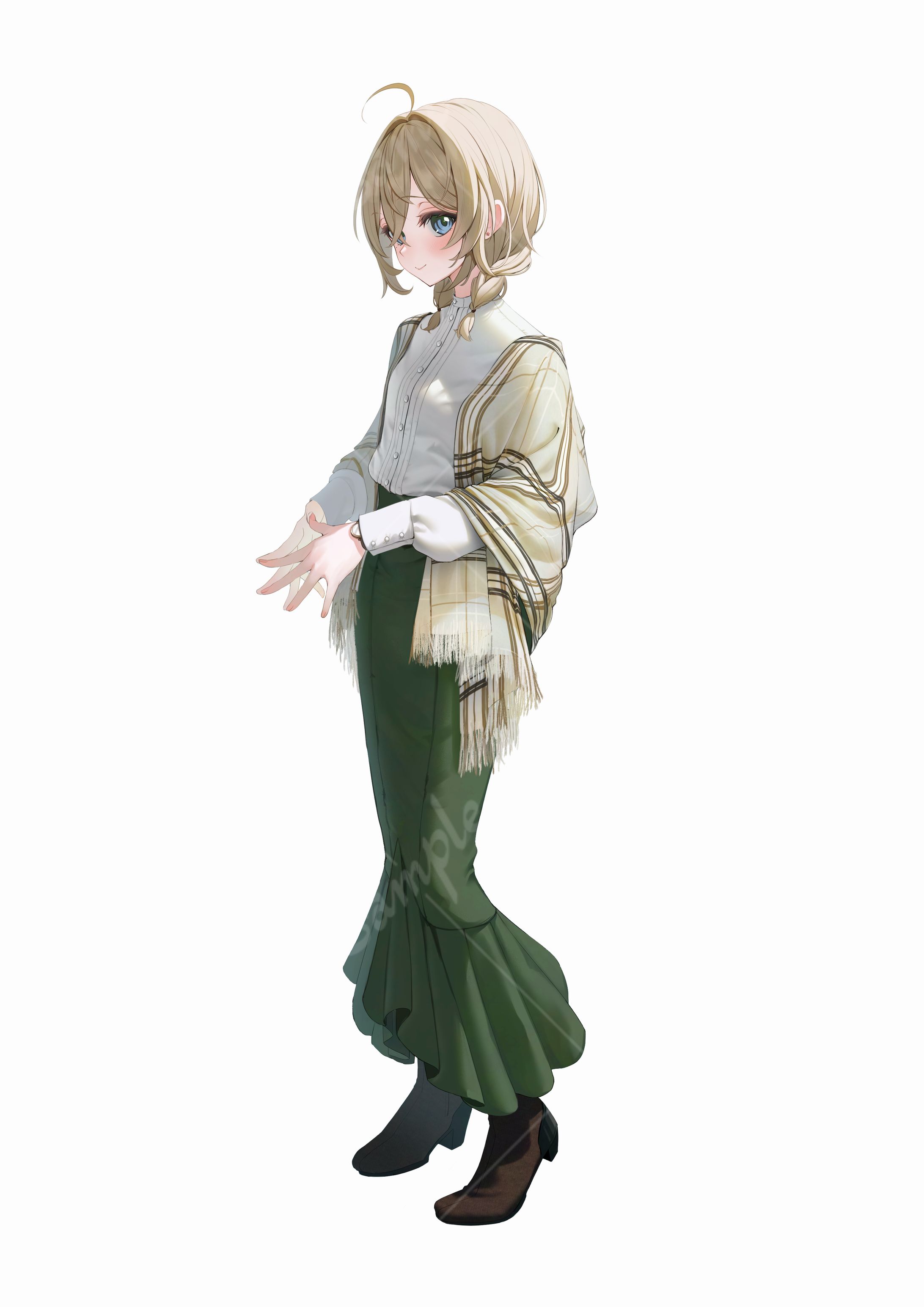 【つなぐ】キャラアレンジデザイン/立ち絵/三面図【26/06/30】-1