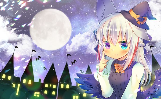 【お仕事】VRChatスクロールカレンダーイラスト（10月）