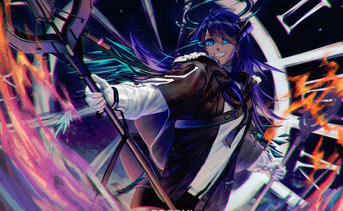 mostima arknights fanart
