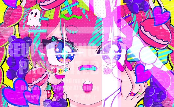 お菓子が大好きな女の子