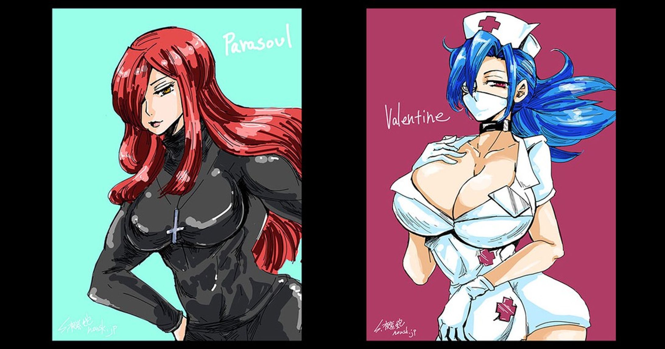 ☂＆💉 #skullgirlsfanart-1