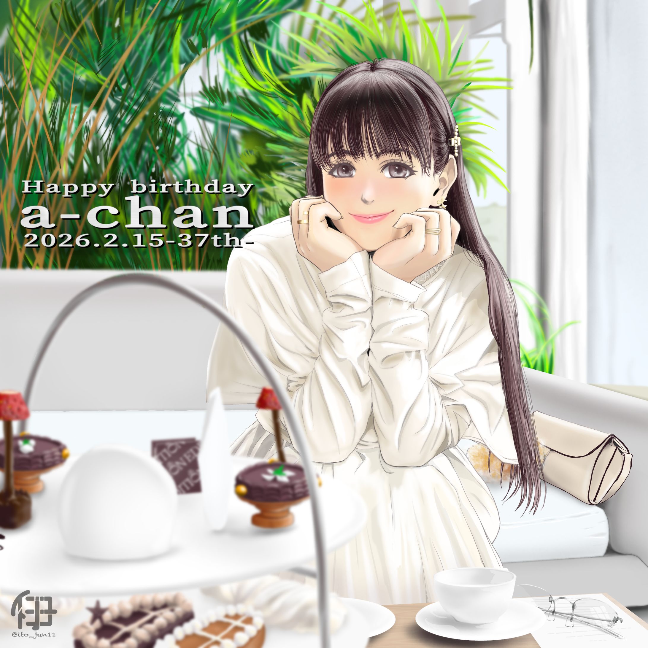 ポートレート作例(1人＋精密背景)-1