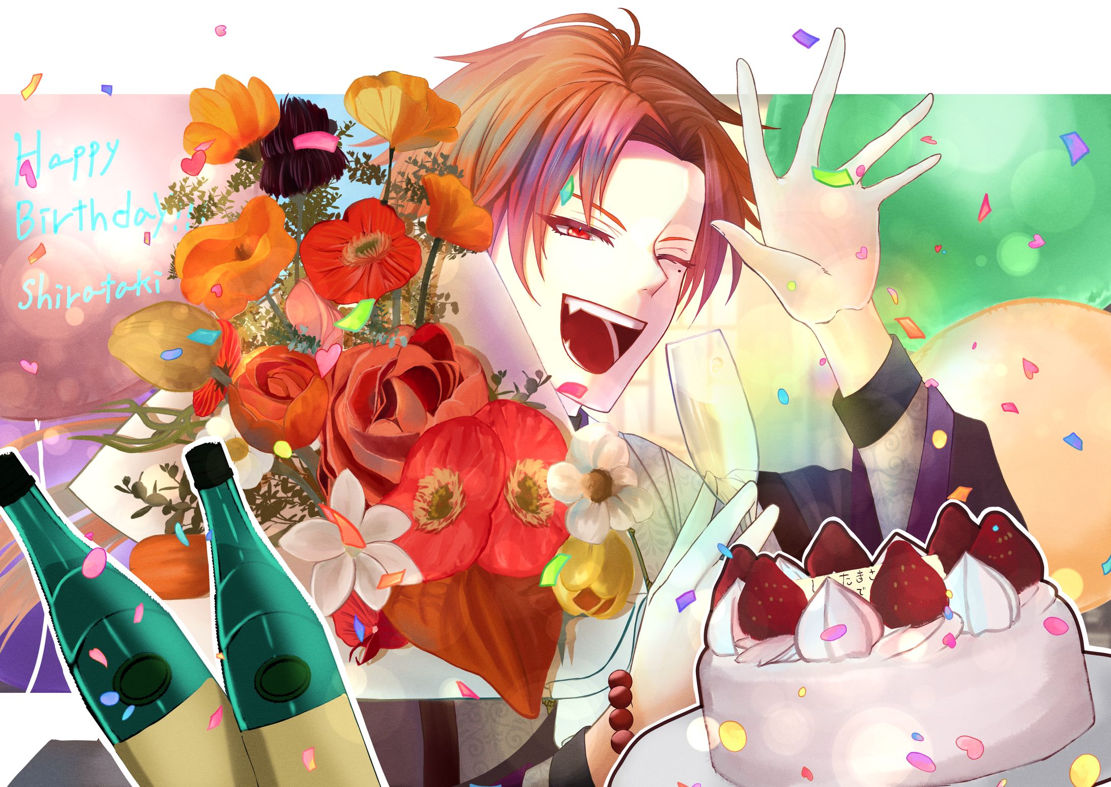 ライバー様 誕生日イラスト-1