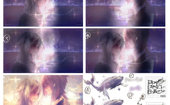 カラー、制作進行