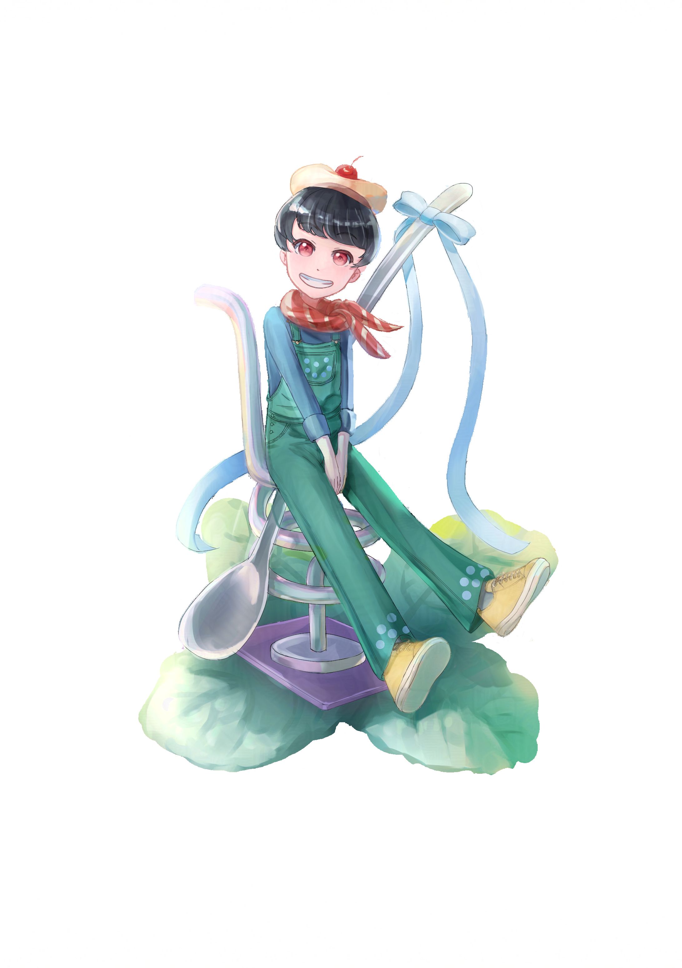 【オリジナル】クリームソーダモチーフのキャラクターデザイン-1