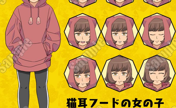 画家、人物イラスト