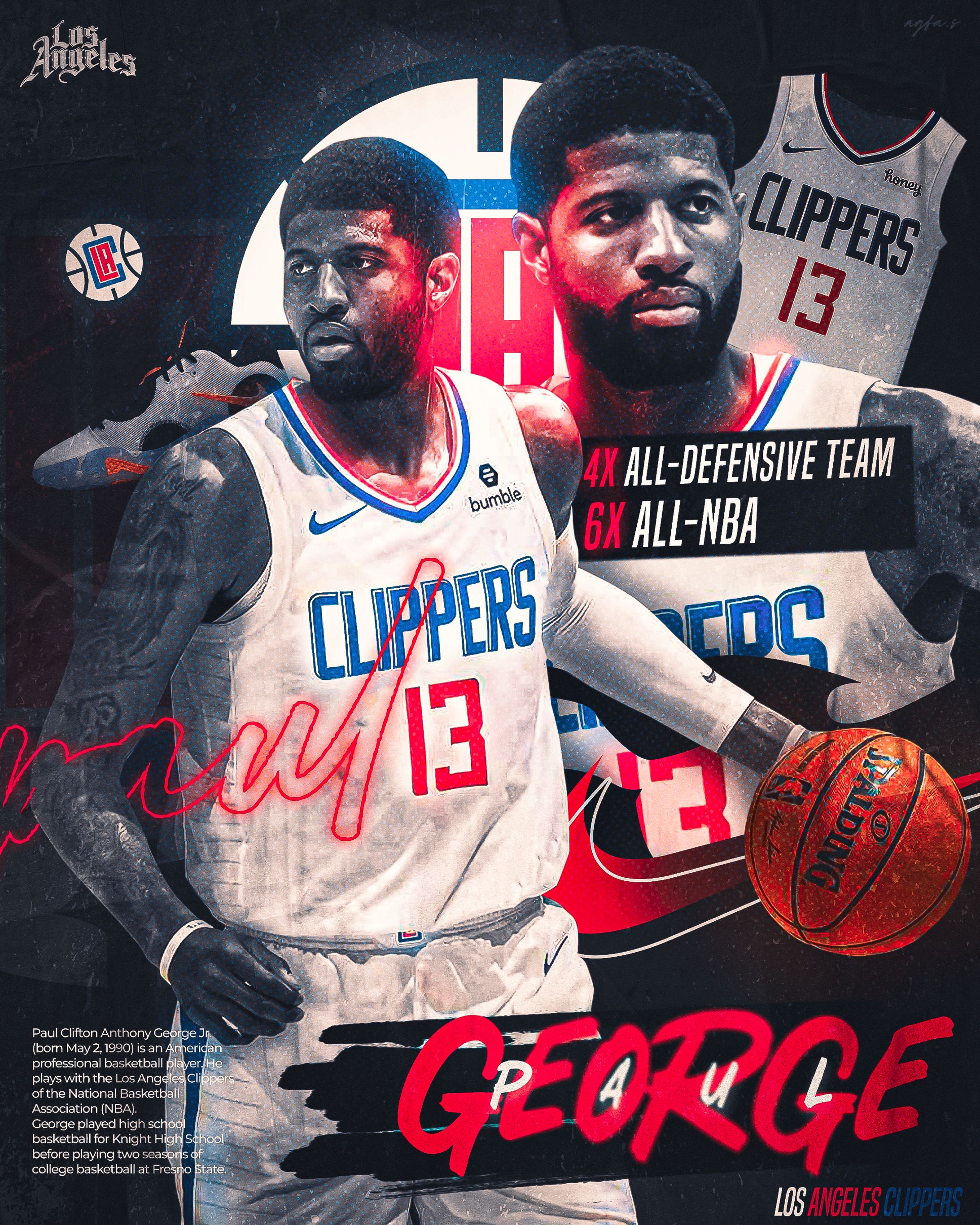 Paul George Fan Poster Design-1