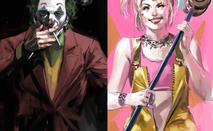 #illustration #art #drawing #fanart #joker #birdsofprey #harleyquinn #batman #ファンアート #イラスト #ジョーカー #ハーレイクイン #バーズオブプレイ #映画