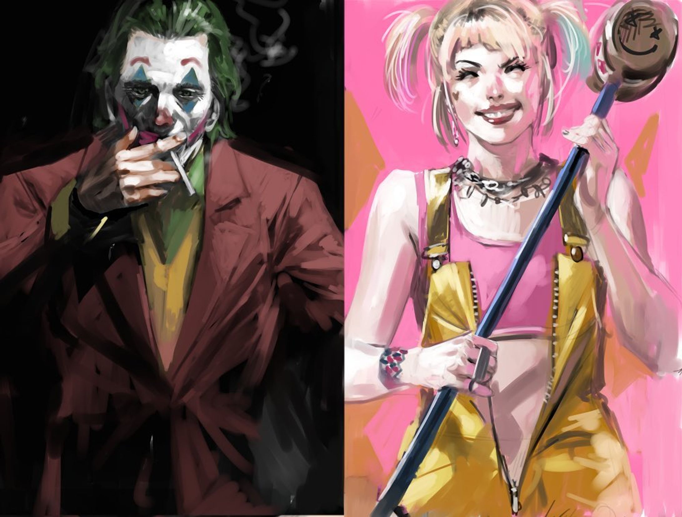 #illustration #art #drawing #fanart #joker #birdsofprey #harleyquinn #batman #ファンアート #イラスト #ジョーカー #ハーレイクイン #バーズオブプレイ #映画-1