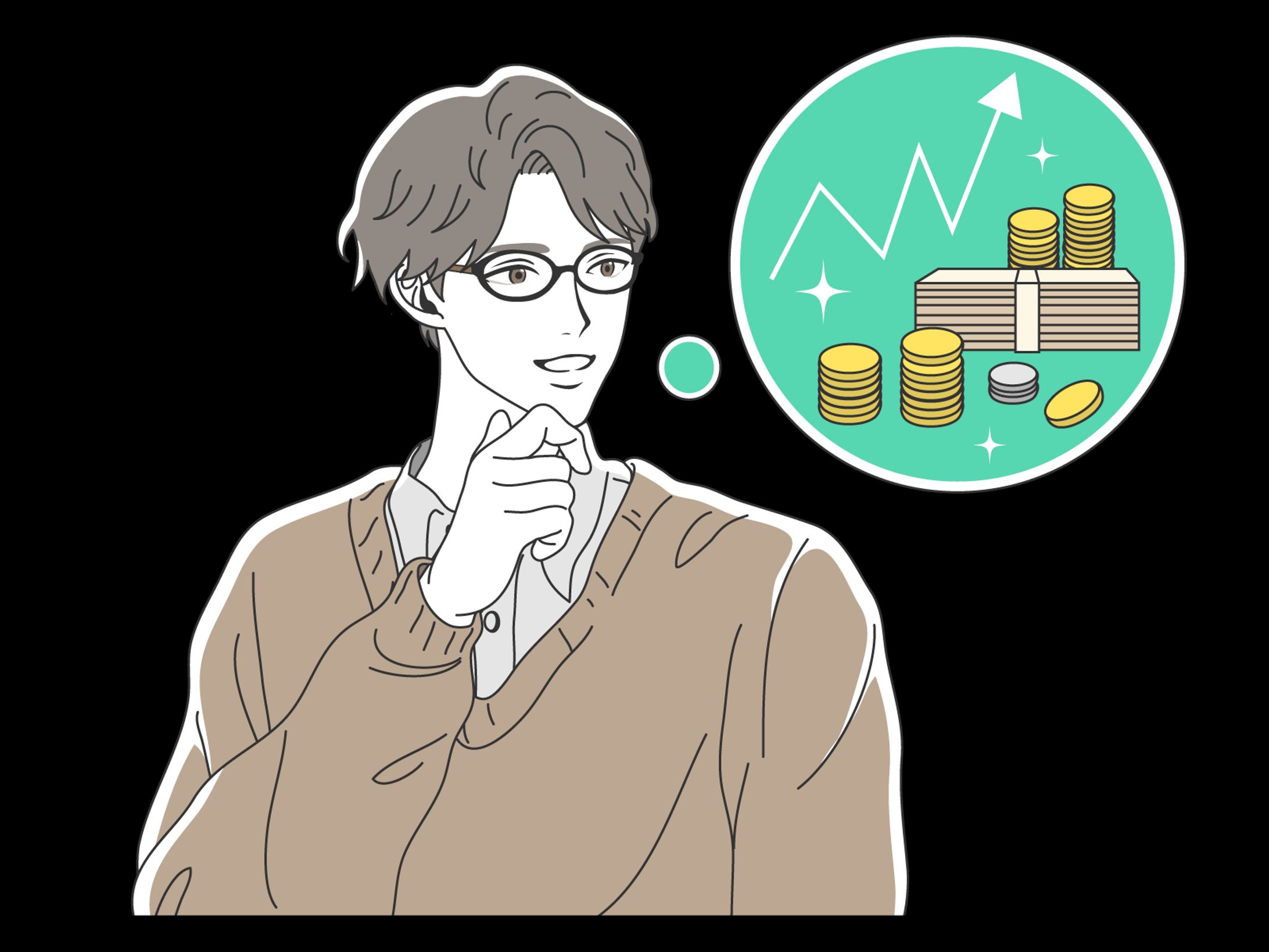 眼鏡の男性-1