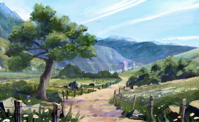 背景用習作