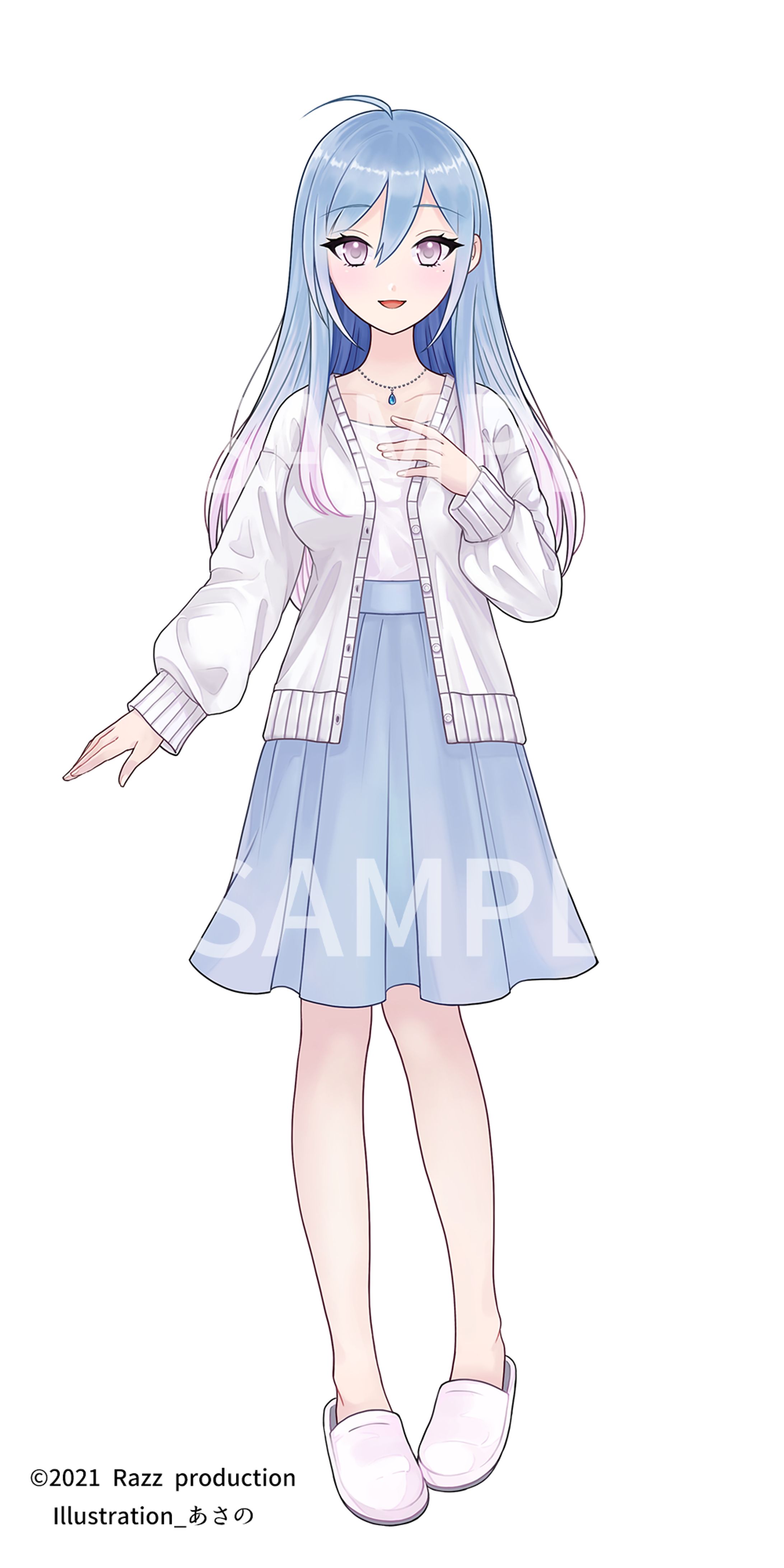 2枚：鳩代露様_立ち絵(Razzプロダクション様所属)-1