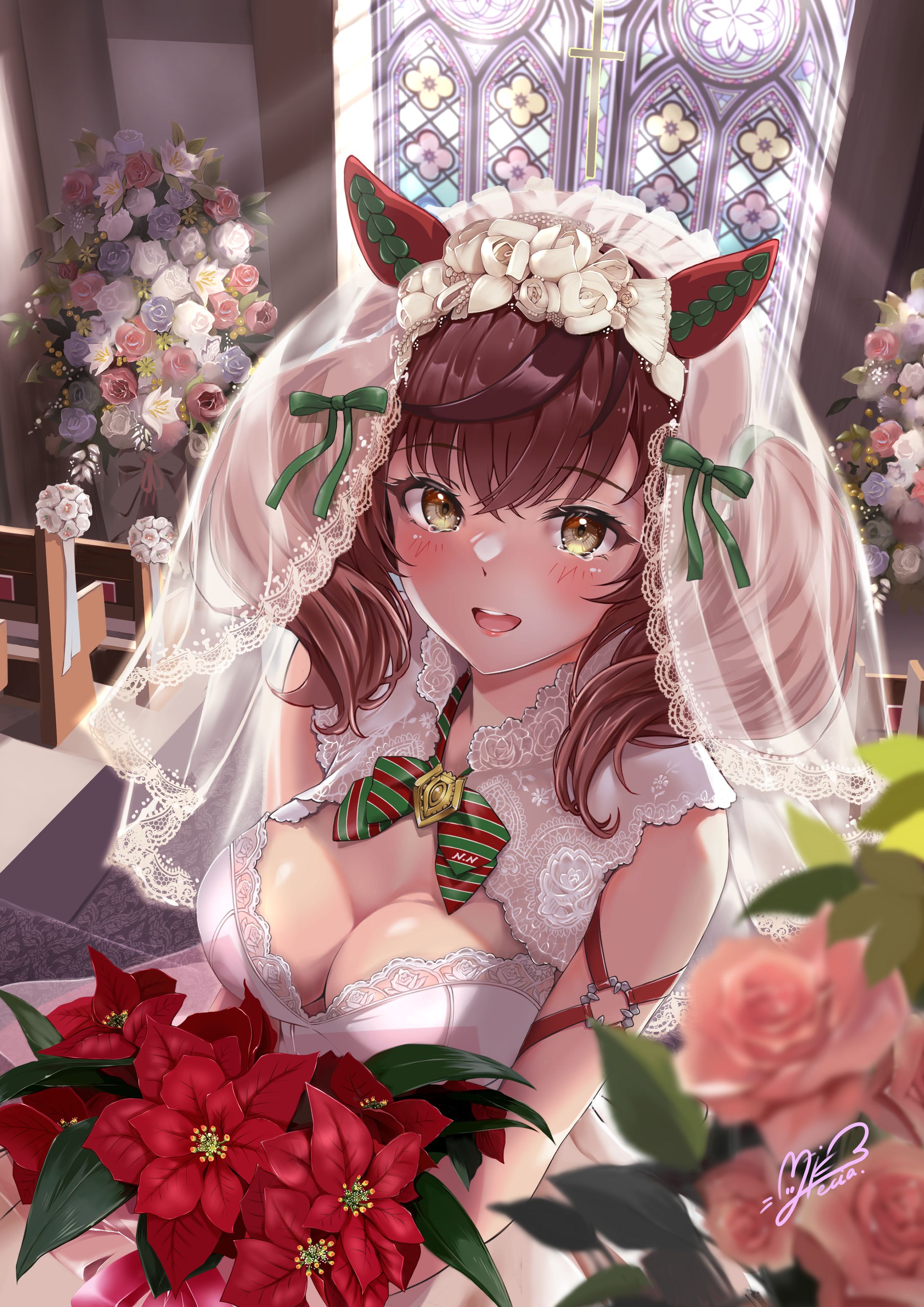  花嫁ナイスネイチャ（ウマ娘）「幸せにしてよね！ナンチャッテ…」-1