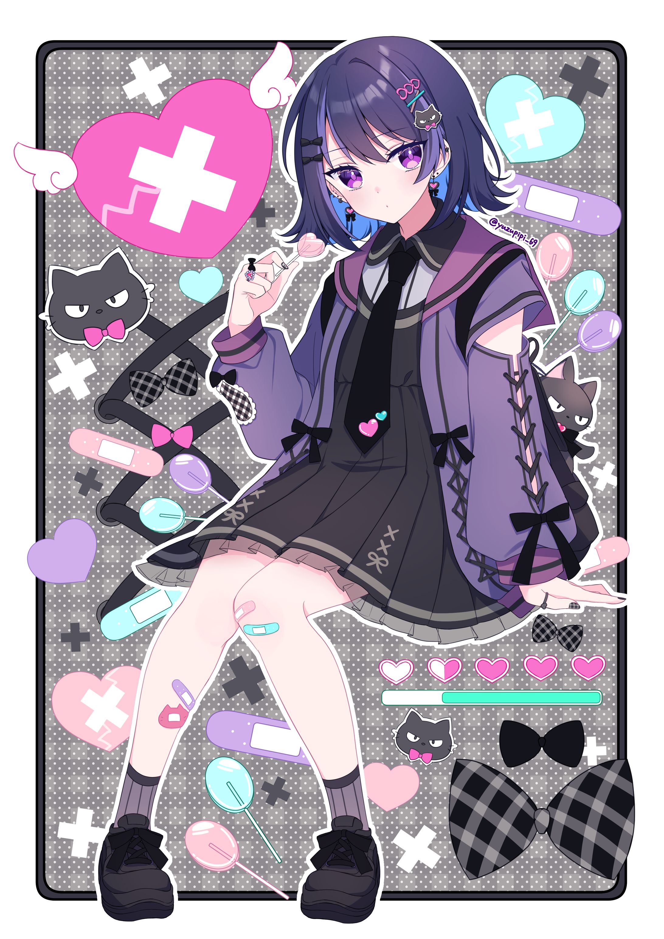 【オリジナル】RE:vius様コラボTシャツ用イラスト-1