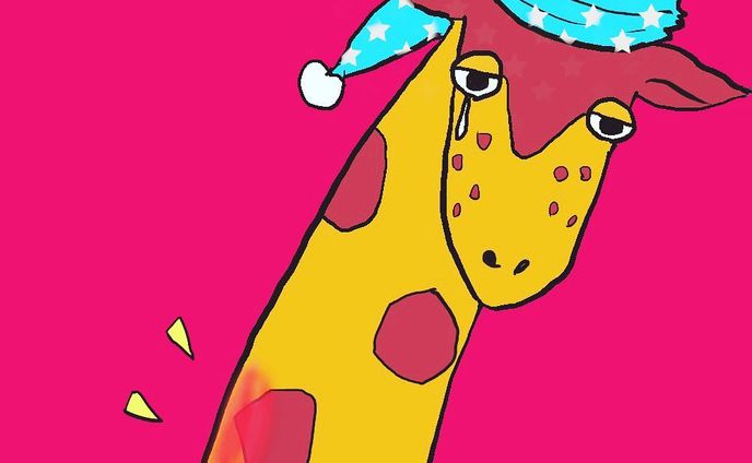 寝違えっちった😢
#寝違えた #キリン #イラスト #絵本 #neck #wrong #morning #animals #illustration #childrensbooks #comics #cute #neckhurts #giraffe #動物