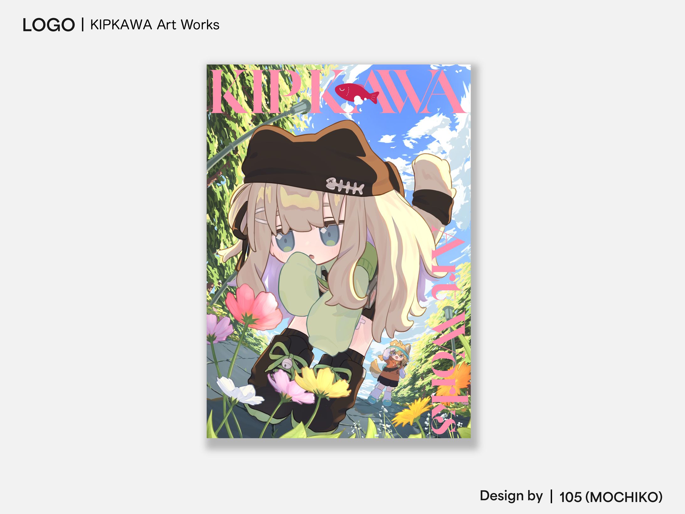 KIPKAWA Art Works ロゴ-1