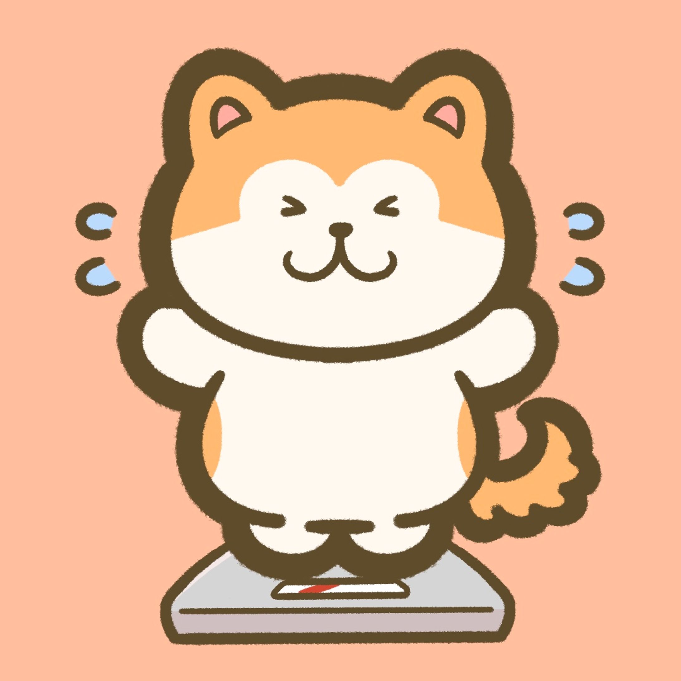 ダイエットするワンちゃん(SNSアイコン)-1