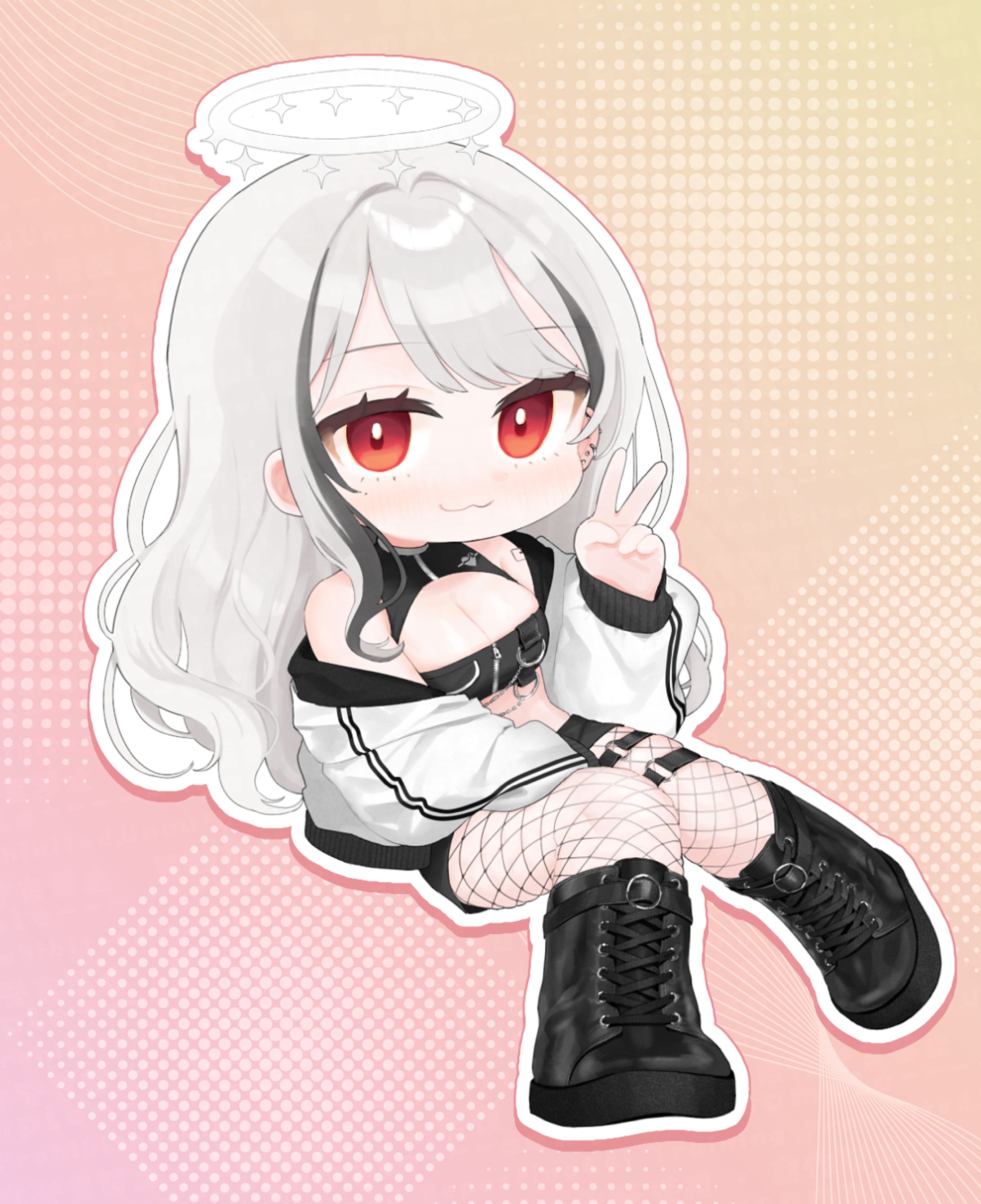 黒咲みふゆ様 デフォルメイラスト-1