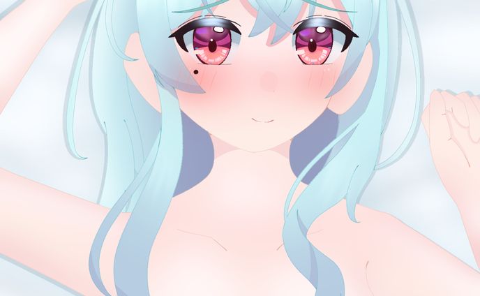 押し倒され………