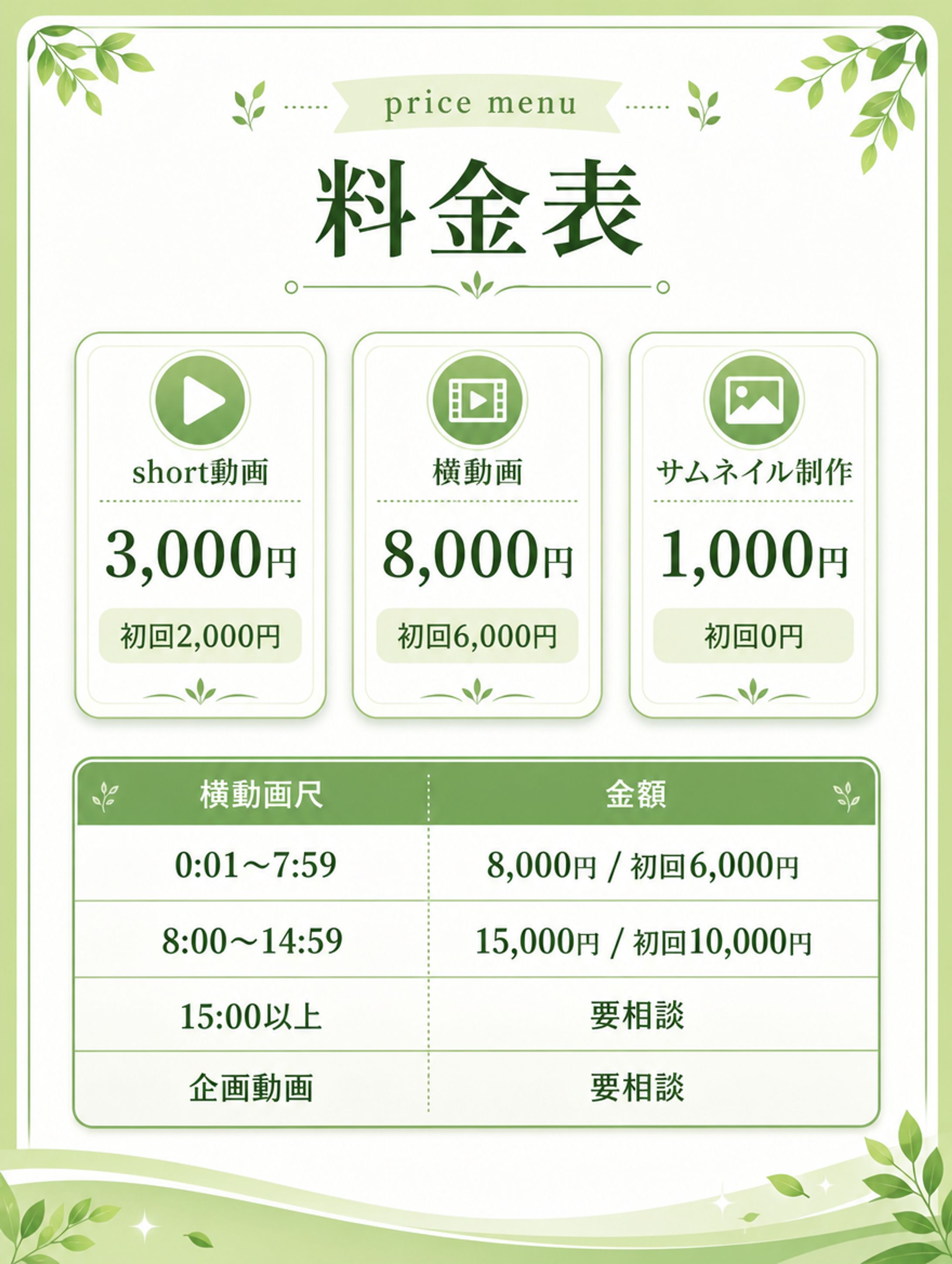 依頼料金表-1