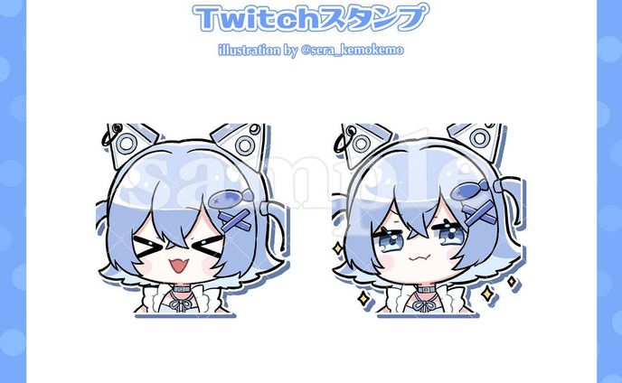 【ご依頼実績】Twitchスタンプ