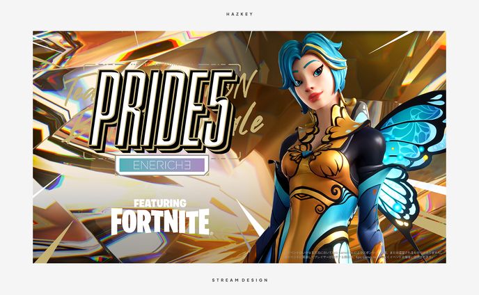 STREAM DESIGN // PRIDE5 featuring Fortnite