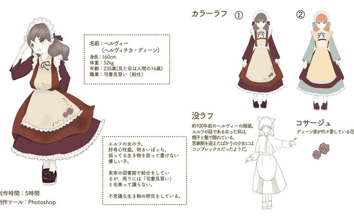 イラストポートフォリオ