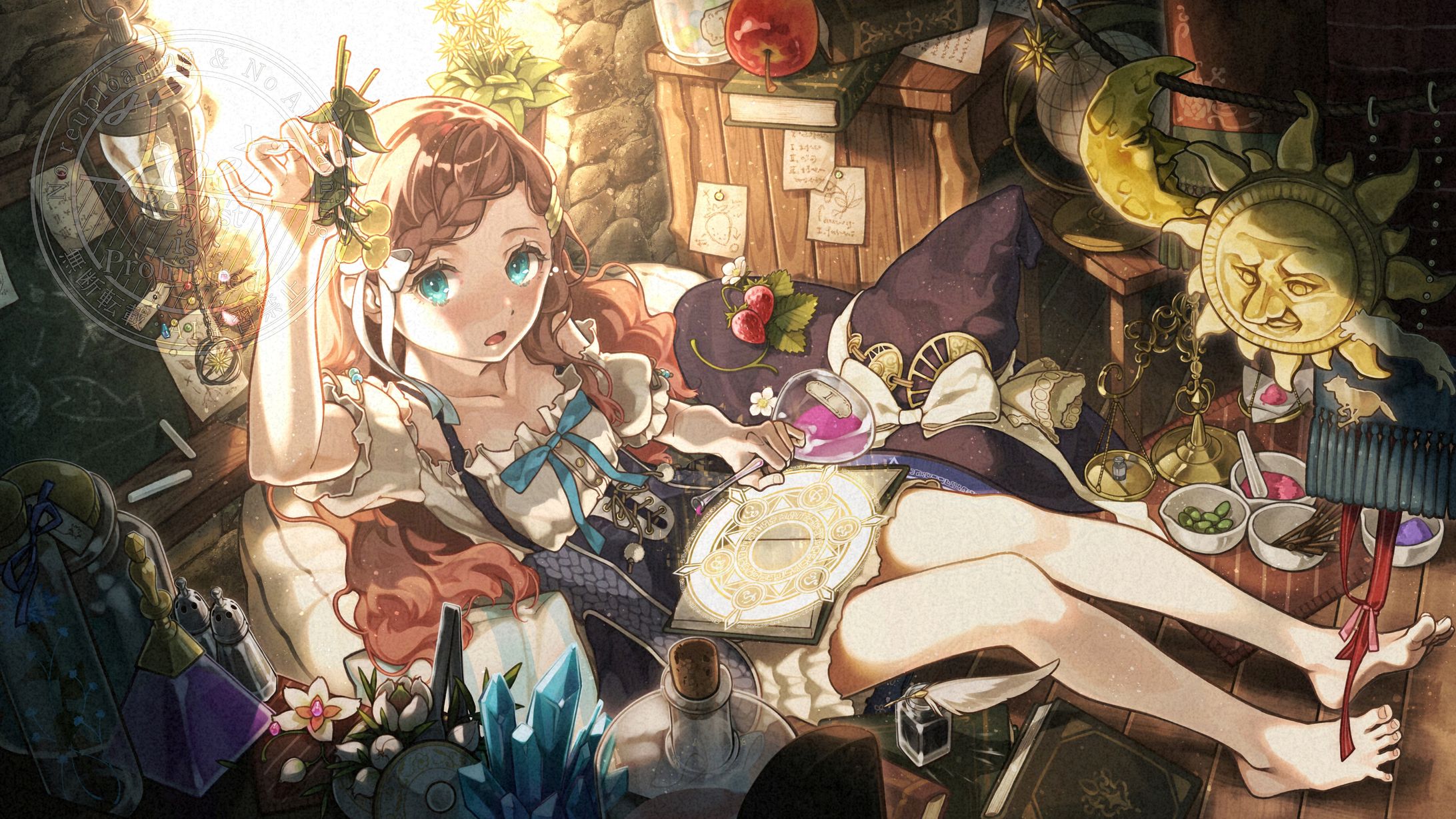 魔法使いのフィオ｜動画イラスト-1