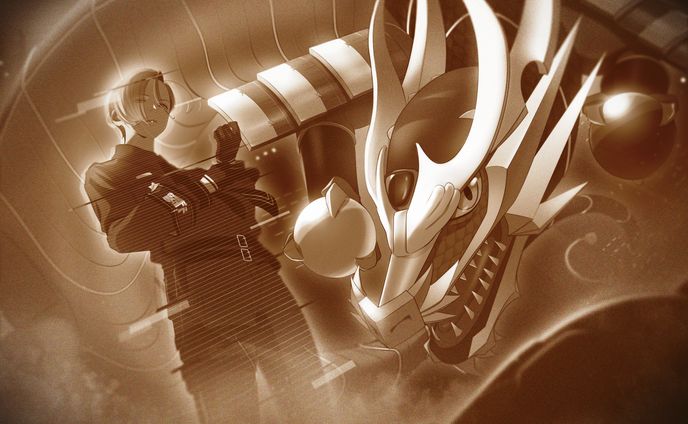 【仕事絵】DIGIMONSEEKERS モノクロ挿絵❸