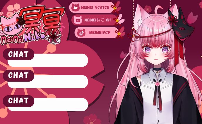 Meimei:冥冥 Stream Overlays 