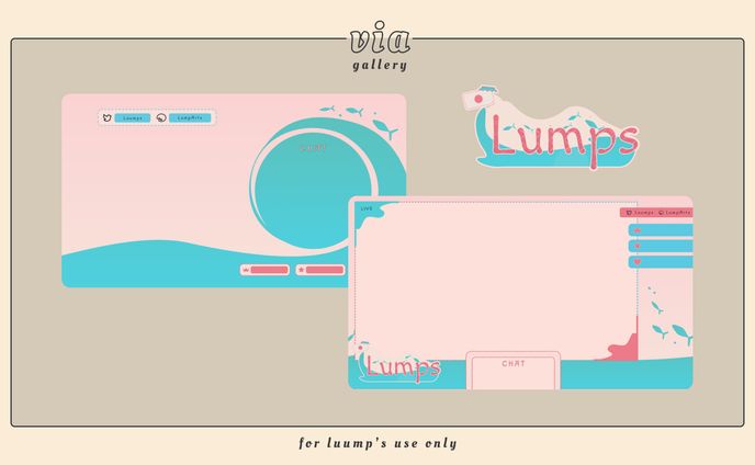 luumps's overlay + logo commission showcase