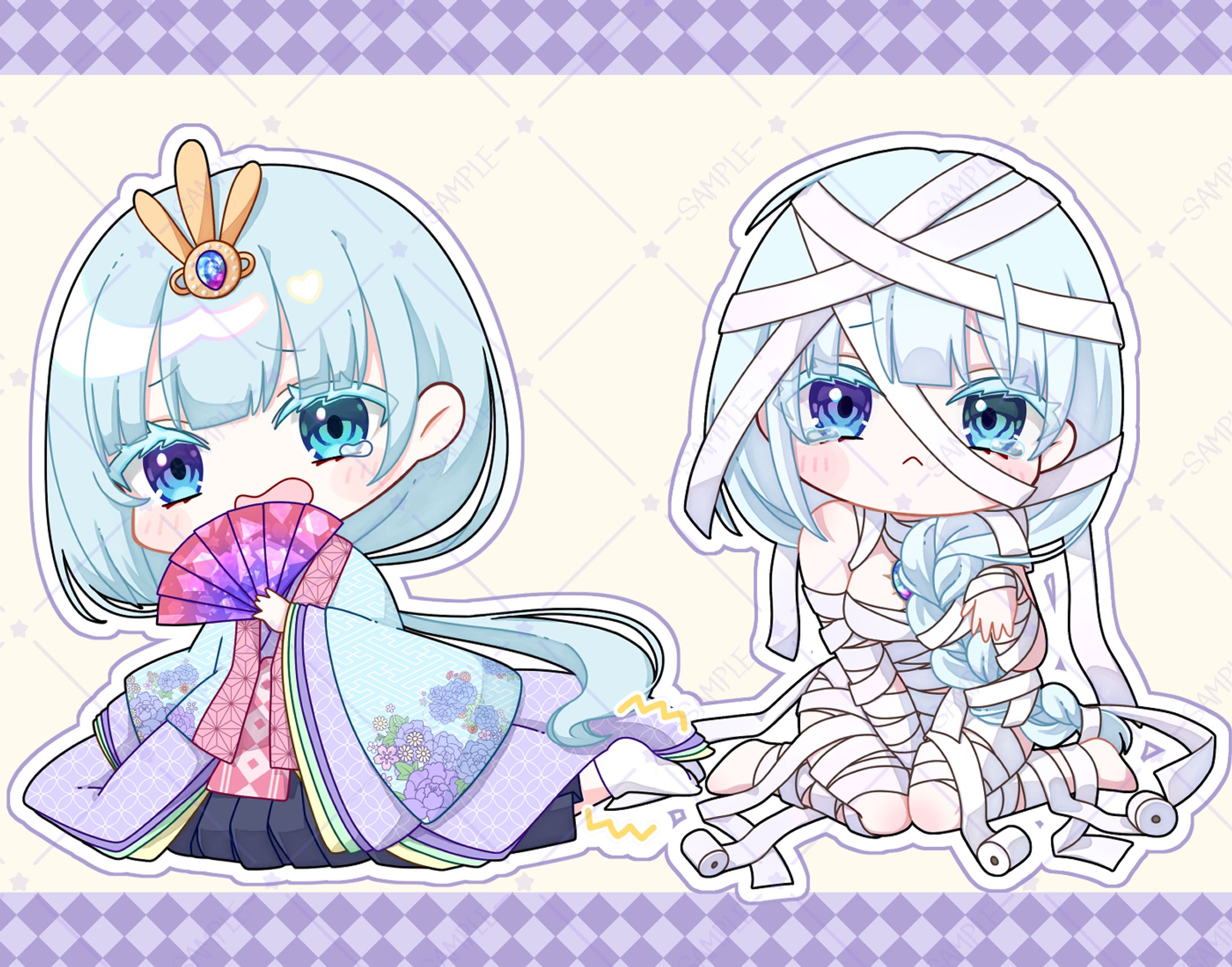 ﾘﾗ･ｱﾚｷｻﾝﾄﾞﾗｲﾄ様Birthdayカードイラスト【簡易】-1