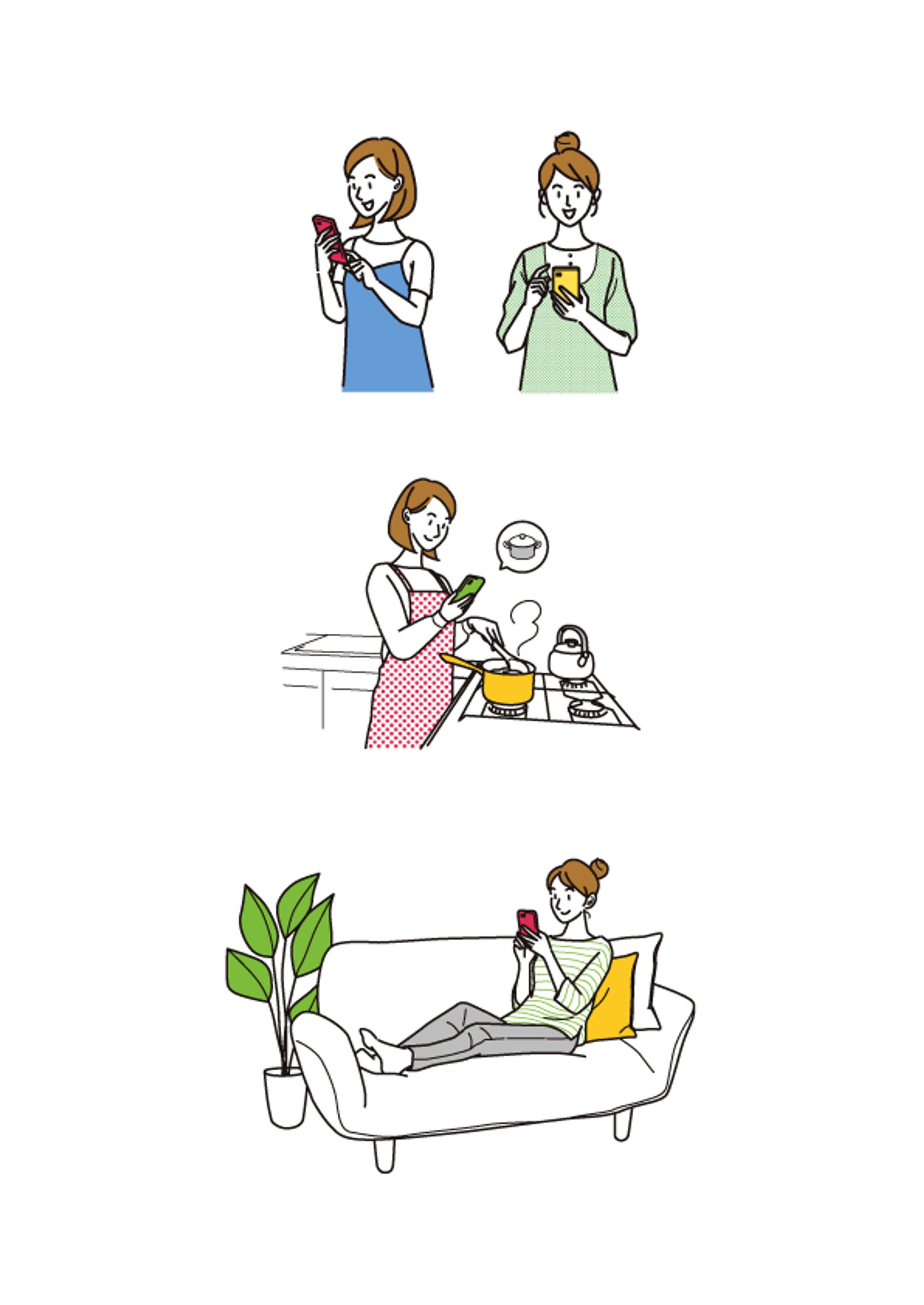 スマートフォンDM用イラスト-1