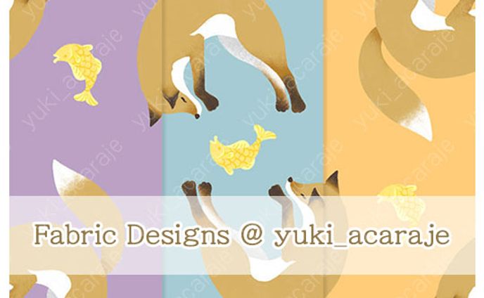 お魚食べたいキツネ