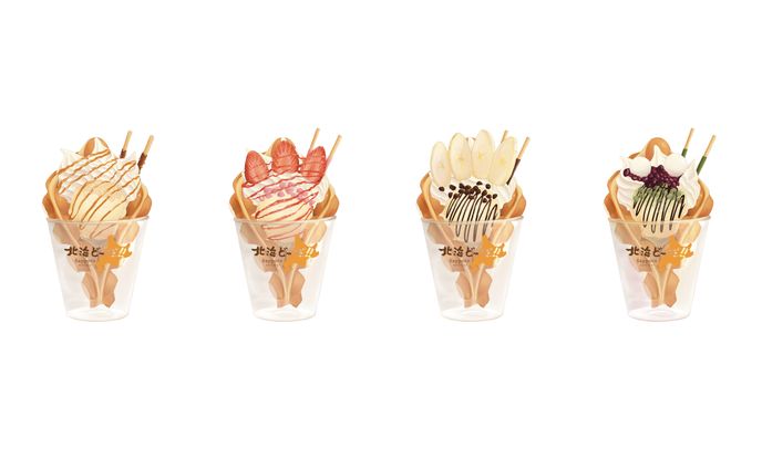 【ご依頼】バブルワッフル【全5P】