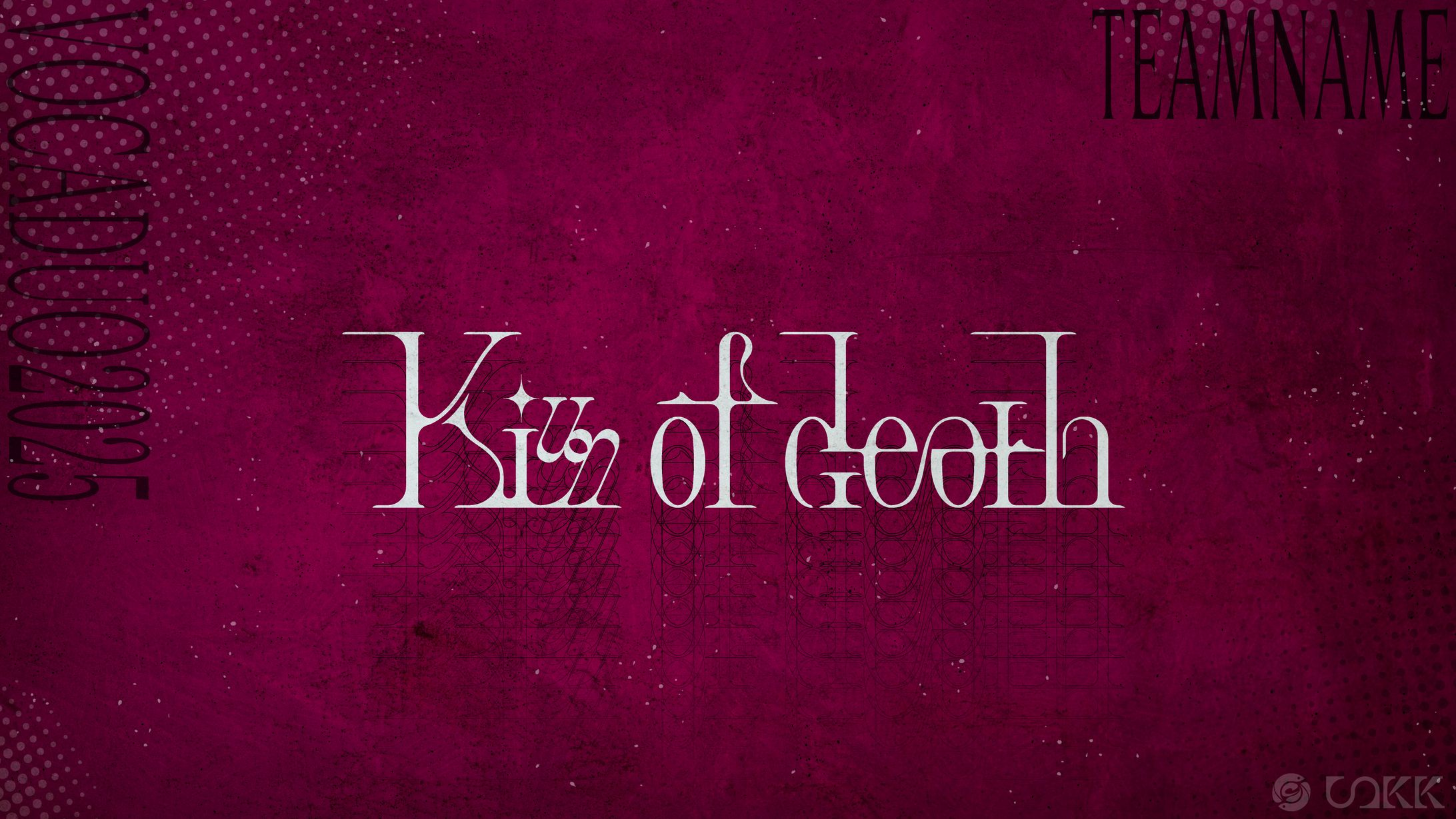 「Kiss of death」 ロゴデザイン-1