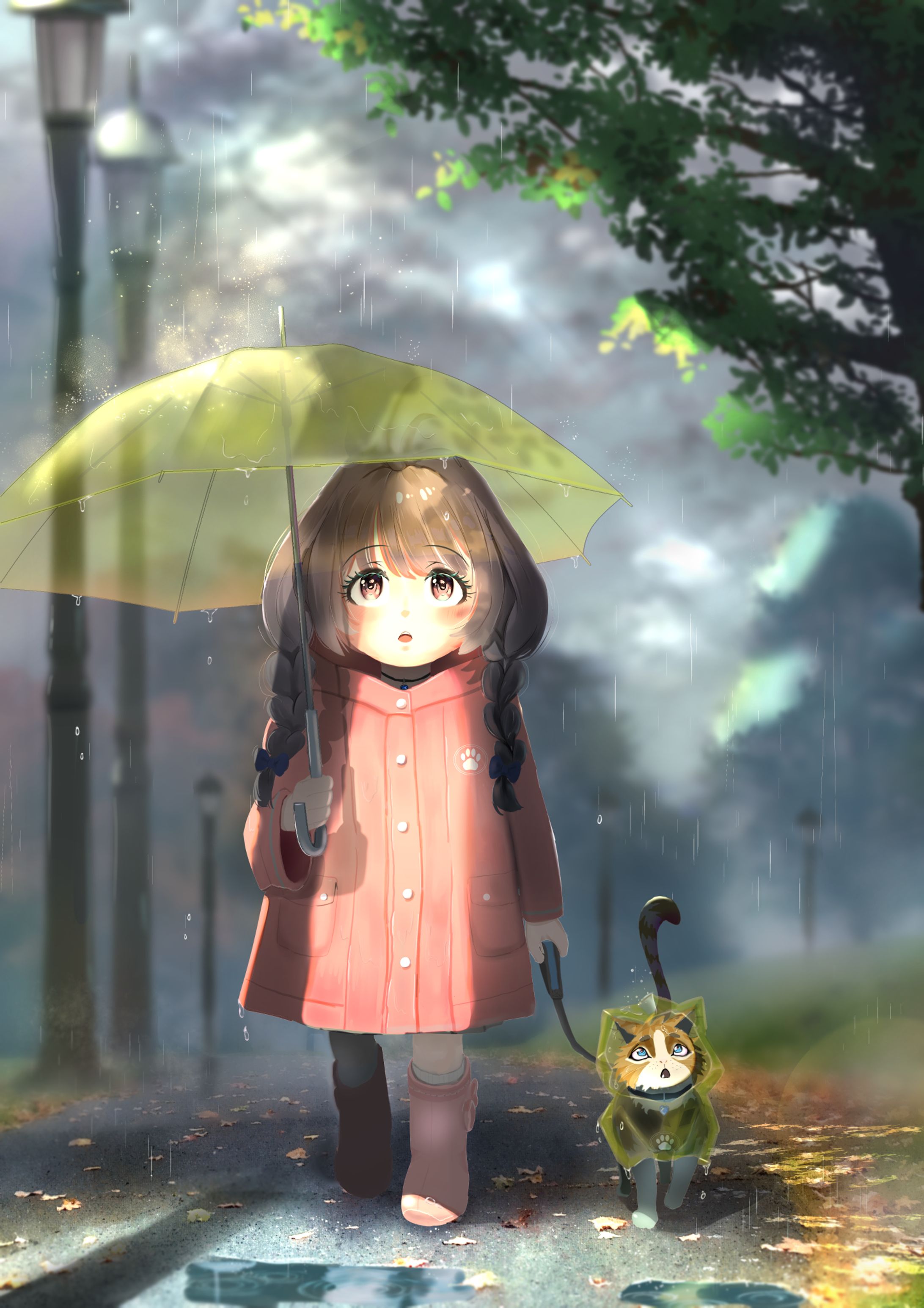 Girl and Cat_01-1