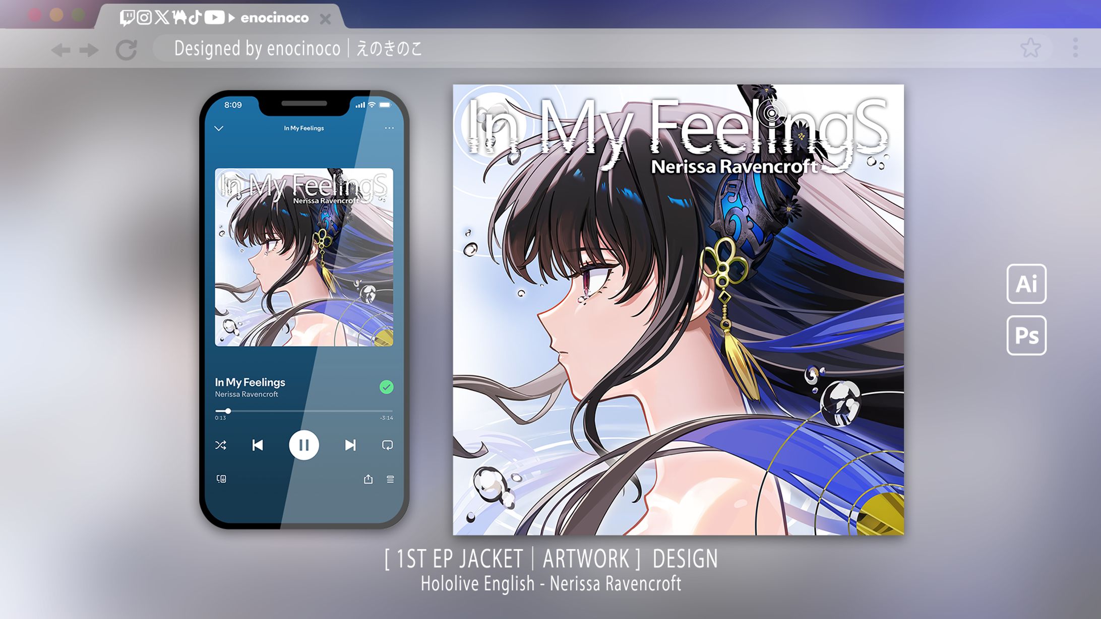 JACKET/ARTWORK｜Nerissa Ravencroft HololiveEN -1