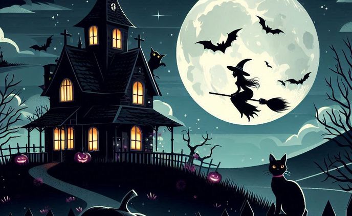 AI画像：ハロウィンイラスト