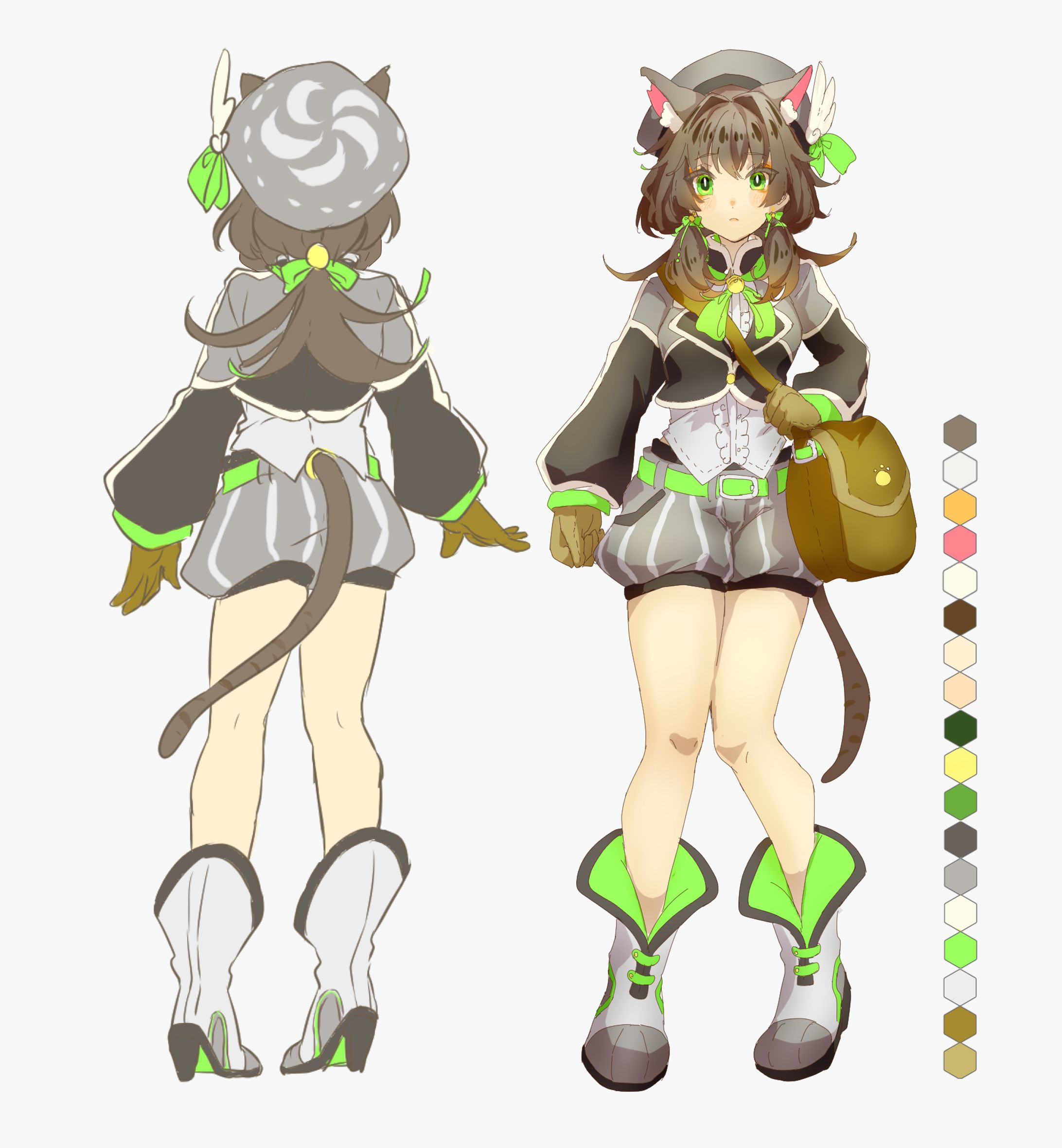 キャラクターデザイン（ガルーラジャスティス様ご依頼）-1
