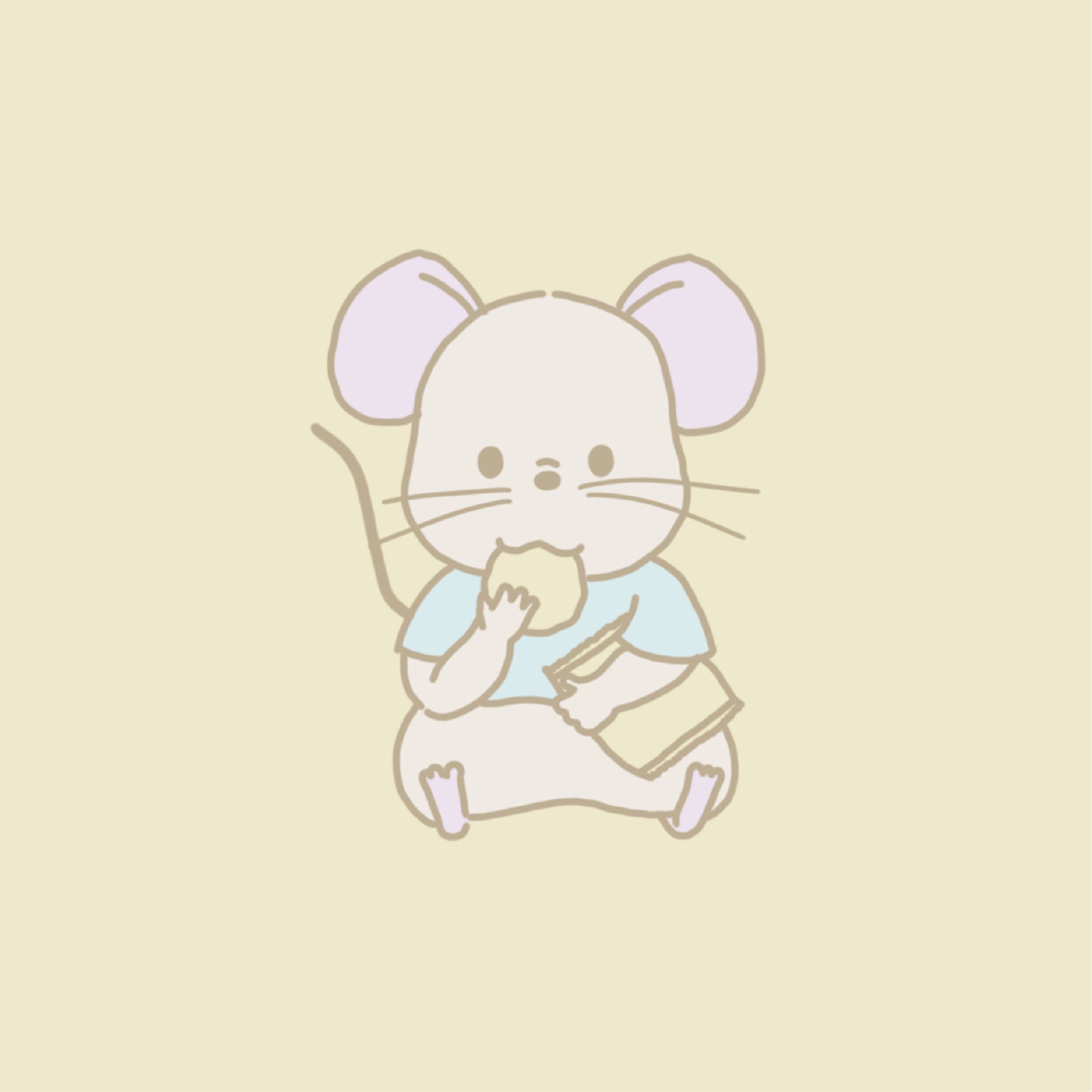 LINEスタンプ「ねずみくんのおうち生活」-1