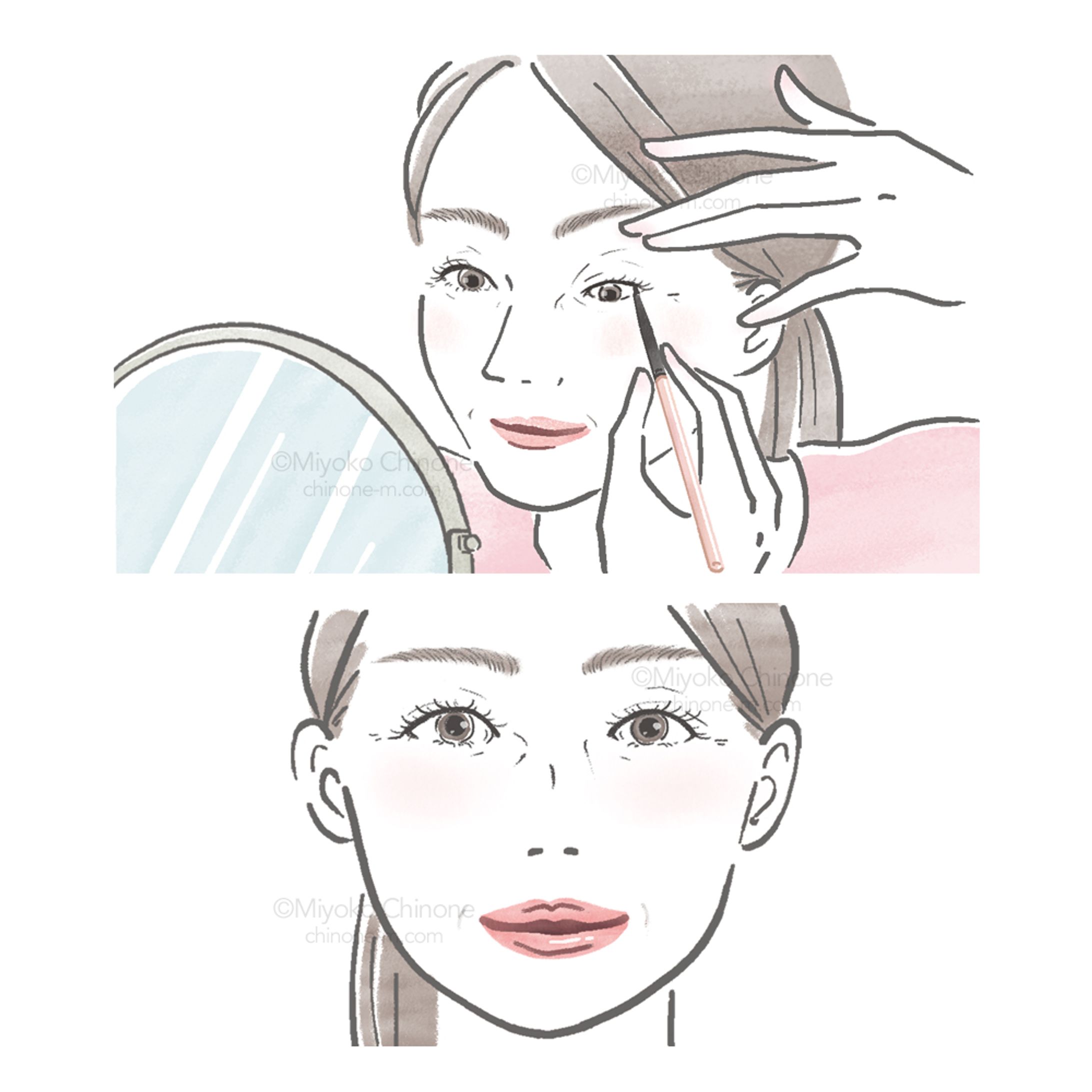 ファンケルさま会報誌「Flue me+」挿絵-1